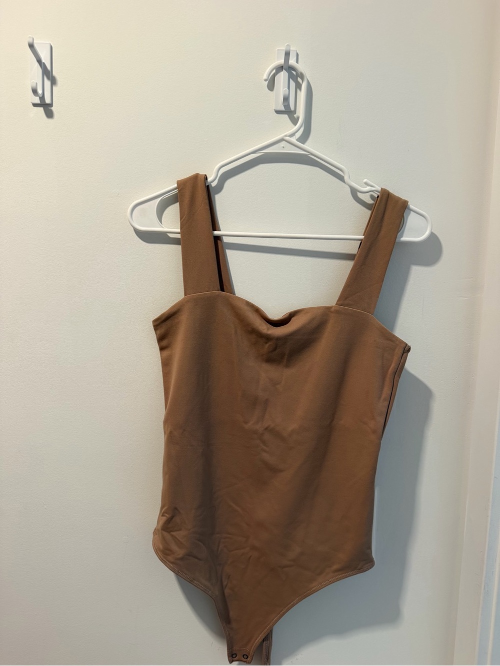 Abercrombie Women’s Square Neck Tank Bodysuit in Brown